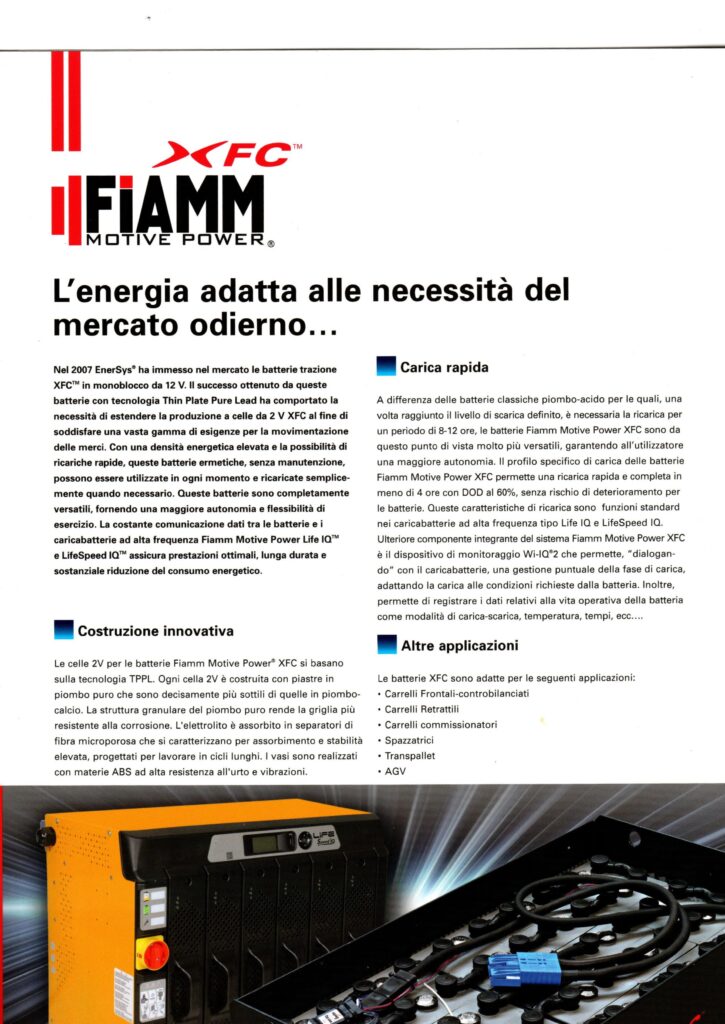 FIAMM Motive Power XFC